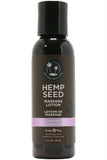 Lavender Hemp Seed Massage Lotion in 2oz-60ml