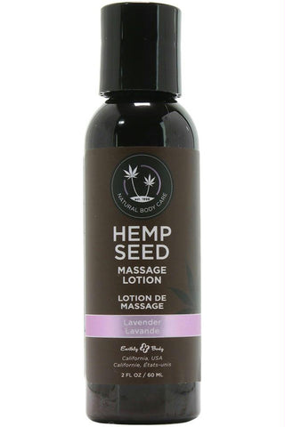Lavender Hemp Seed Massage Lotion in 2oz-60ml