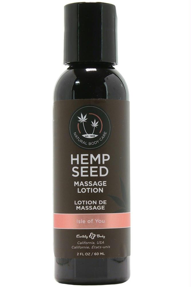 Isle of You Hemp Seed Massage Lotion in 2oz-60mL