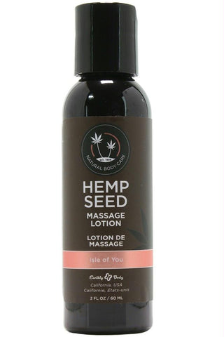 Isle of You Hemp Seed Massage Lotion in 2oz-60mL