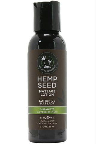 Guavalava Hemp Seed Massage Lotion in 2oz-60ml