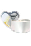 3-in-1 Edible Heart Candle 4oz-113g in Banana