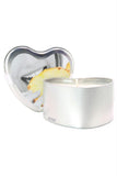 3-in-1 Edible Heart Candle 4oz-113g in Pineapple
