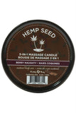 3-in-1 Massage Candle 6oz-170g in Berry Naughty