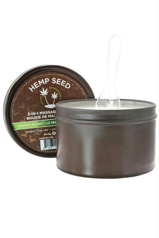 3-in-1 Massage Candle 6oz-170g in Santa's Secret