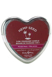 3-in-1 Massage Heart Candle 4oz-113g in Private Party