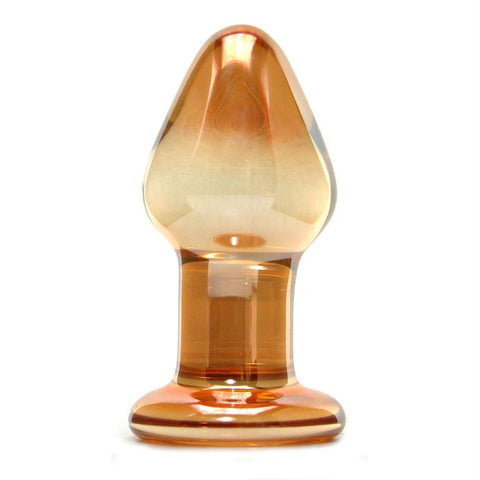 Over Easy Glass Butt Plug