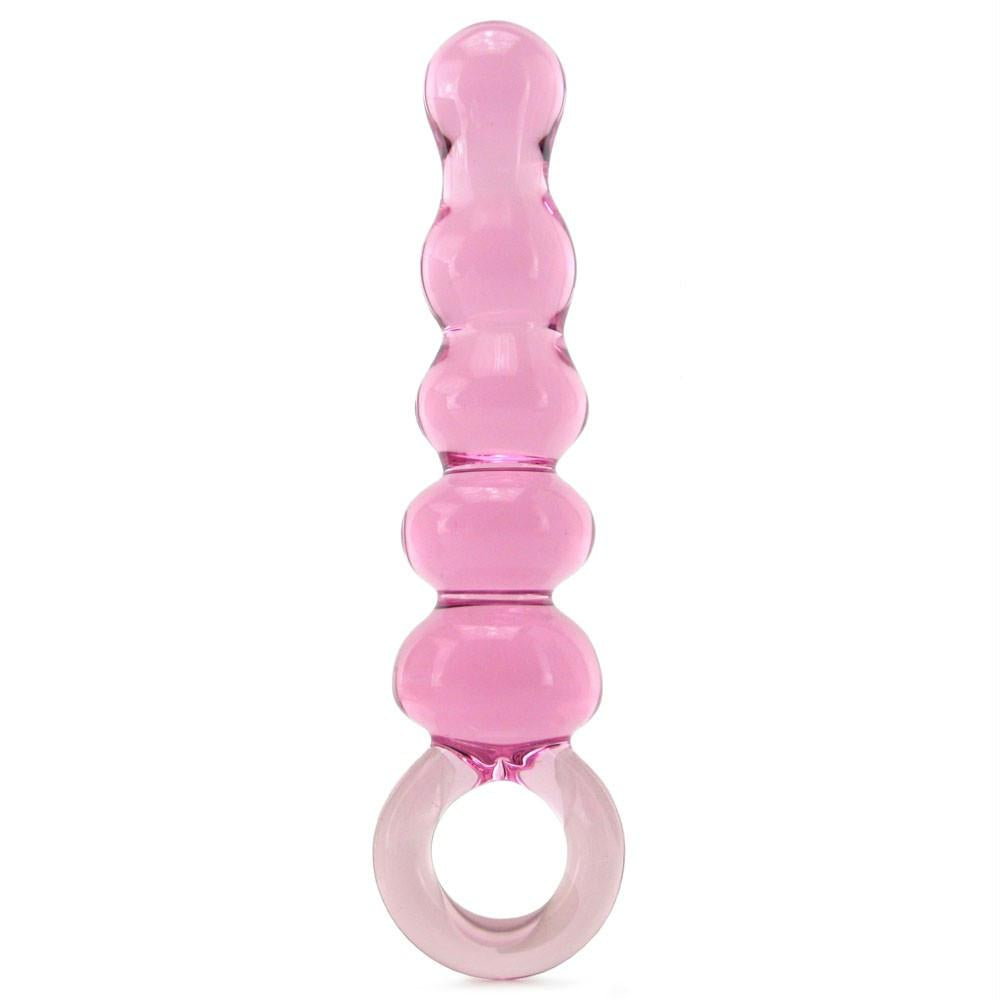 Quintessence Beaded Anal Slider Glass Dildo