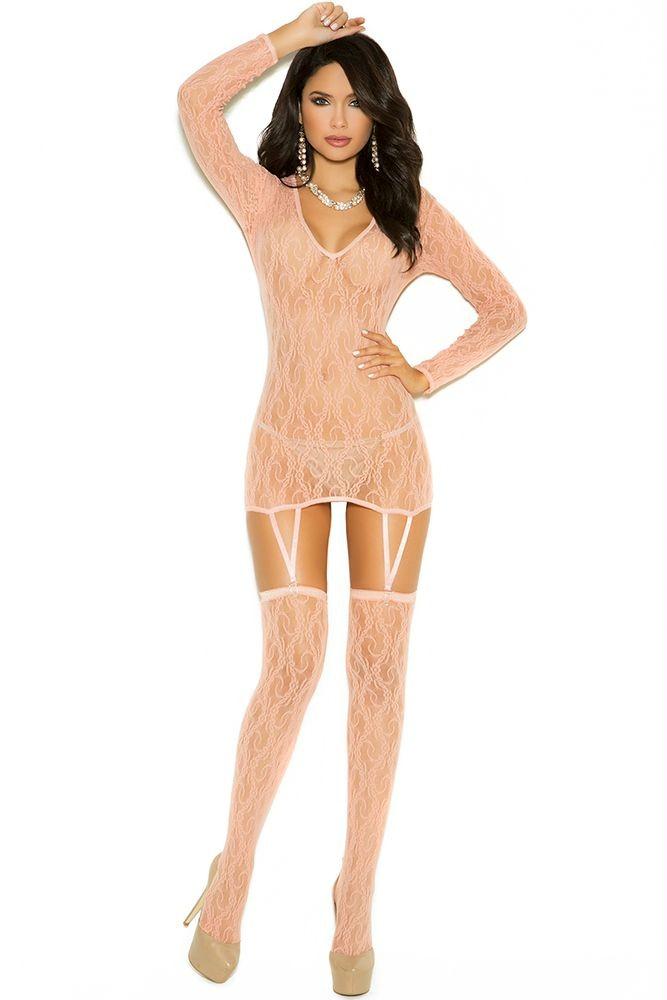 Peachy Keen Lace Cami Set in OS