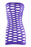 Purple Pothole Tube Dress in OS