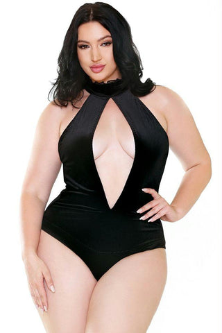 Alexandra Velvet Playsuit in 3X-4X