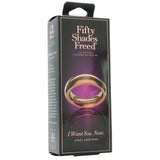 I Want You. Now. Steel Love Ring