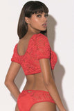 Akane Lace Crop Top in M