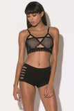 Kiko Latex Bralette in S
