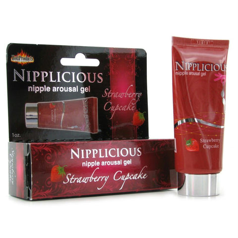 Nipplicious Arousal Gel 1oz-29ml in Strawberry Cupcake