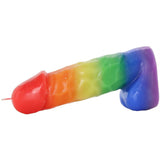 Rainbow Pecker Party 7" Candle