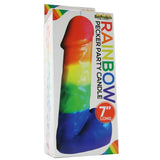 Rainbow Pecker Party 7" Candle