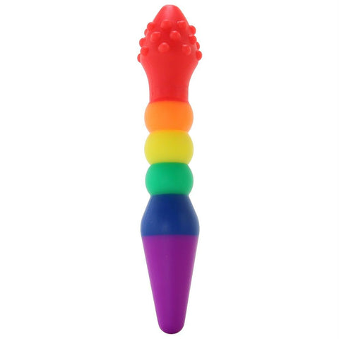 Rainbow Knob Job Double Anal Probe
