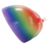 Rainbow Jumbo Boobie Candle