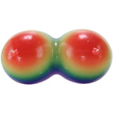 Rainbow Jumbo Boobie Candle