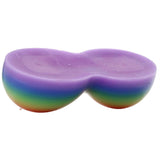 Rainbow Jumbo Boobie Candle