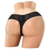 Wireless Remote Vibrating Black Panties in M-L