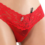 Wireless Remote Vibrating Red Panties in S-M