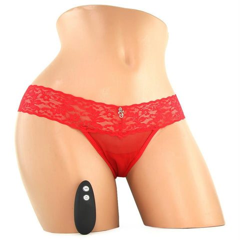 Wireless Remote Vibrating Red Panties in S-M