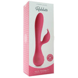 Glo Rabbit Silicone Heating Vibe in Pink