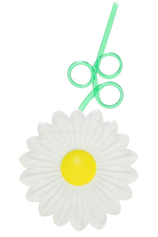Daisy Cup and Straw