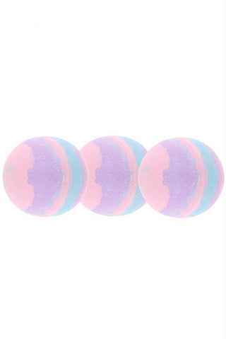 Multi-Color Lavender Bath Bombs in 3.5oz-100g x3