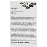 Whose Dares Will You Do?