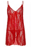 Romantic Lace Babydoll & G-String Set in OS