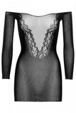 Off the Shoulder Mini Dress in OS