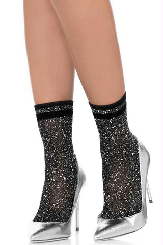 Silver Starlit Anklets in OS