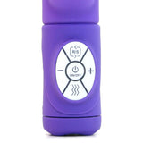 Twistty Silicone Clit Stem Vibe in Neon Purple
