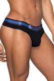 Classic Black Thong with Pocket Cavity in L-XL