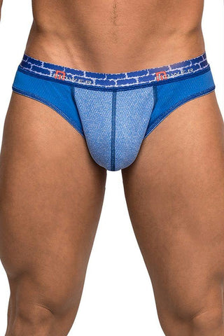 Blue Shades Reversible Thong in L-XL