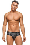 Black Dazzle Panel Jock in L-XL