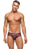 Maroon Dazzle Panel Jock in S-M