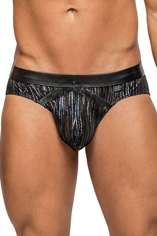 Black Dazzle Insert Bikini in L