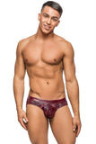 Maroon Dazzle Insert Bikini in M