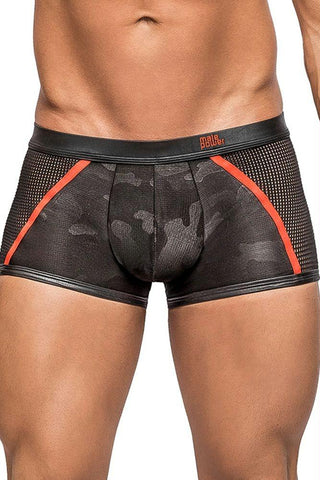 Black Camo Sport Net Short in S