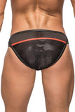 Black Camo Sport Net Bikini in S
