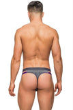 Heather Haze Cutout Thong in S-M
