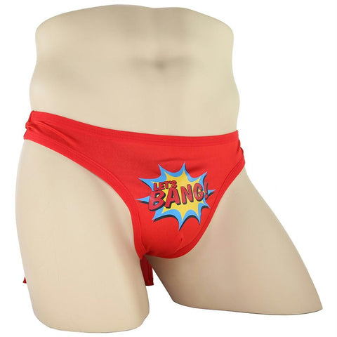 Let's Bang! Superhero Thong in Red in OS