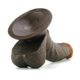 Real Skin Whoppers 6.5 Inch Dildo in Brown