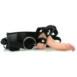 Real Skin Whoppers 6 1-2 Inch Dildo with Harness