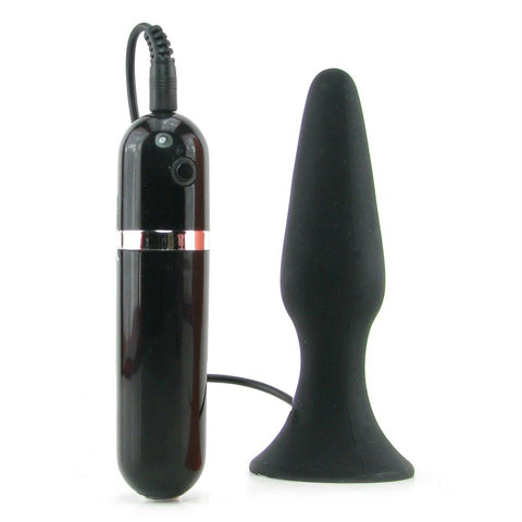 My 1st Silicone Surge Vibrating Butt Plug in Black