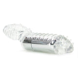 Hero Cock Ring and Clitoral Massager in Clear